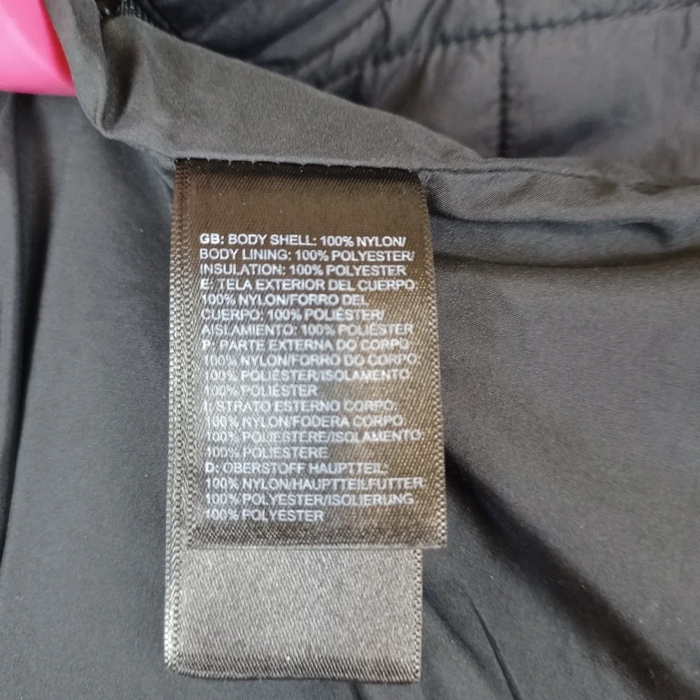 The North Face Harway Quilted Jacket Full Zip Men's Med Black Insulated Full Zip